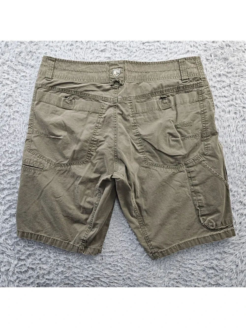 Kuhl Shorts 32 (Fits 33x10) Renegade Rock Khaki Hiking STYLE#5125 *Pinhole